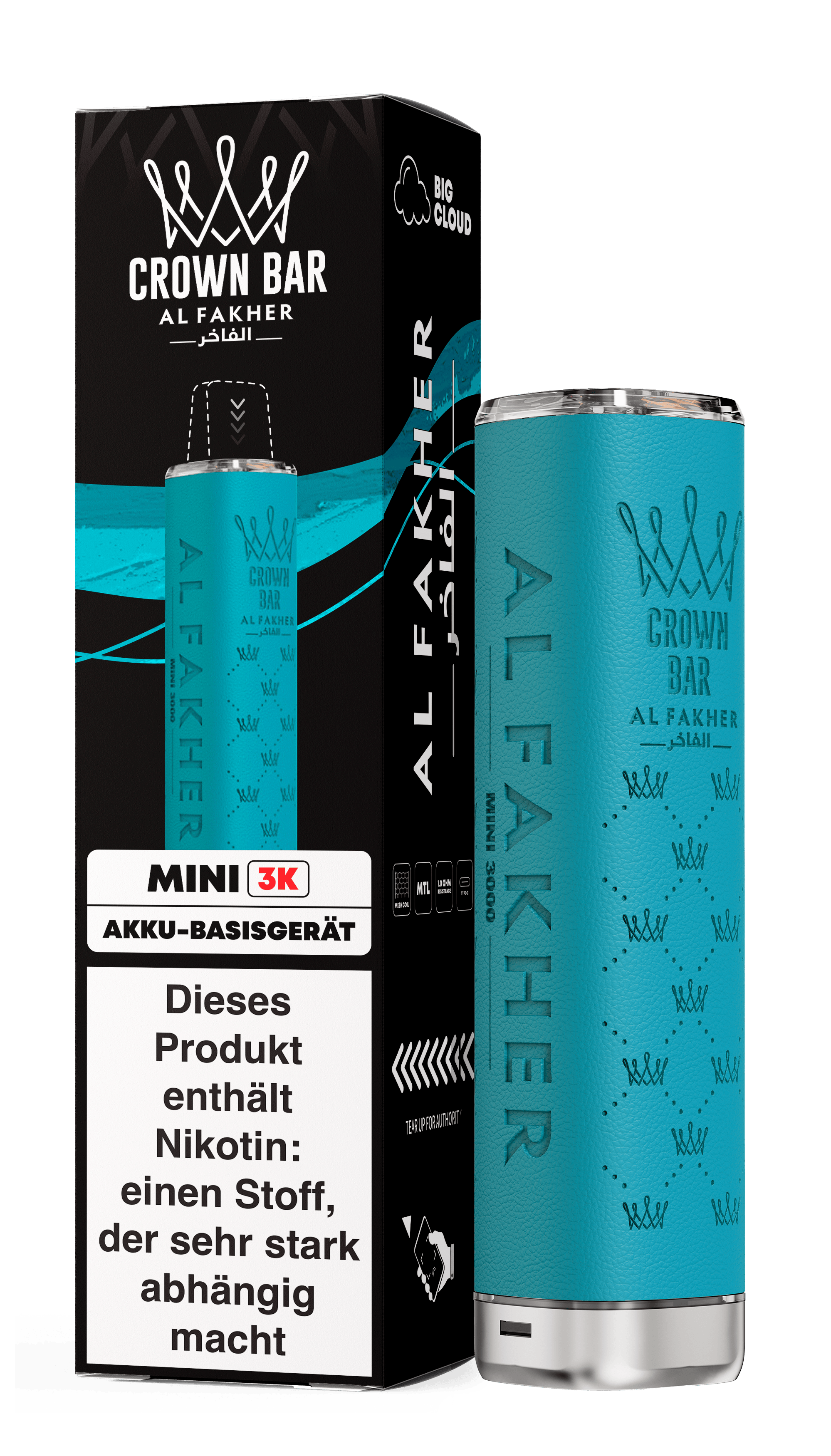 Al Fakher Light Blue Battery