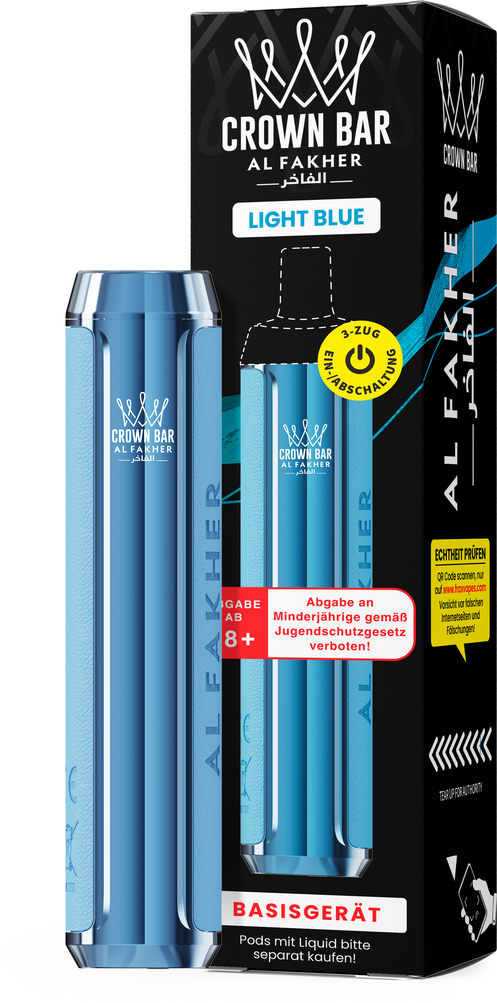 Al Fakher Light Blue Battery (DTL/MTL)