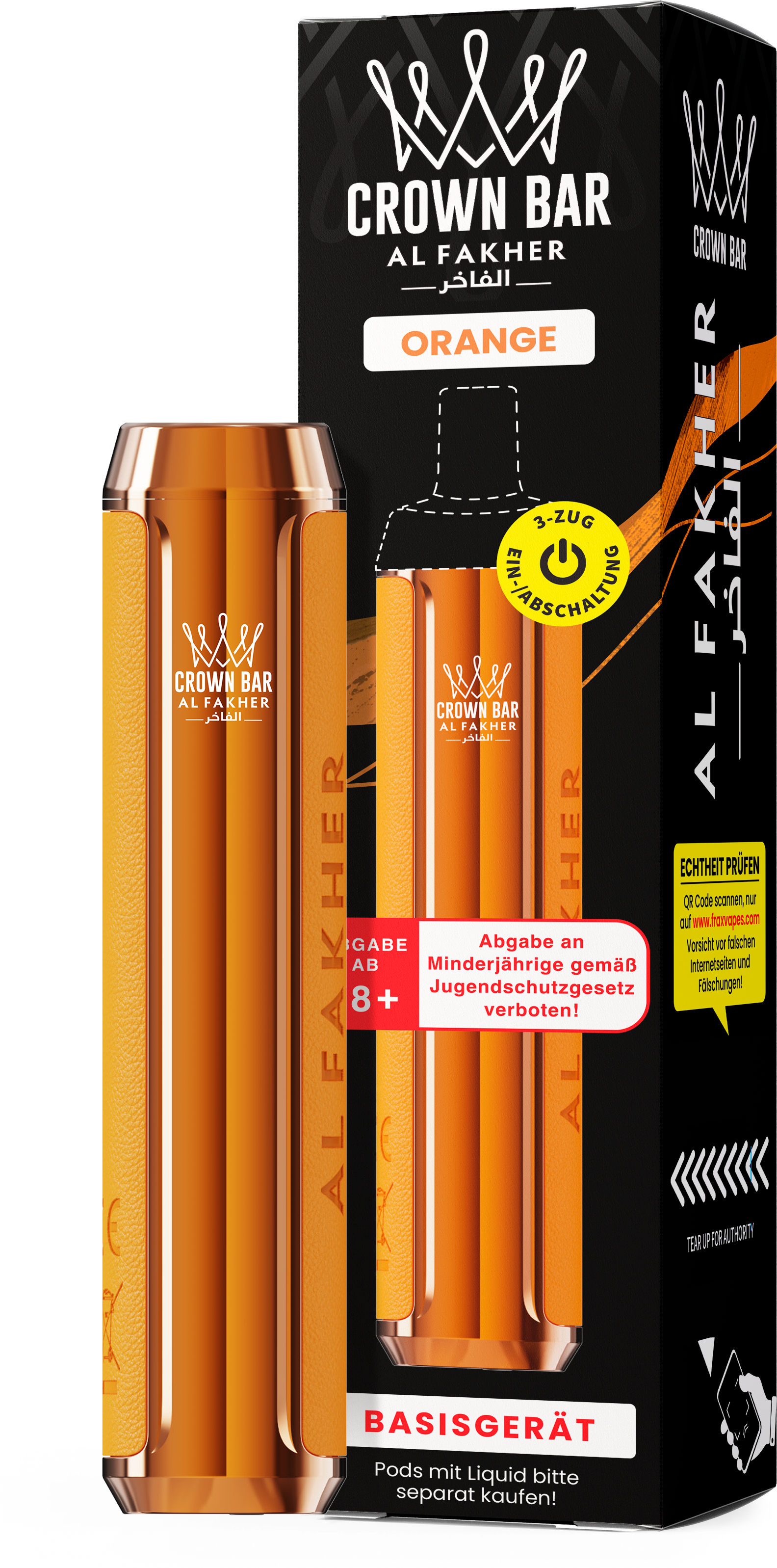 Al Fakher Orange Battery (DTL/MTL)