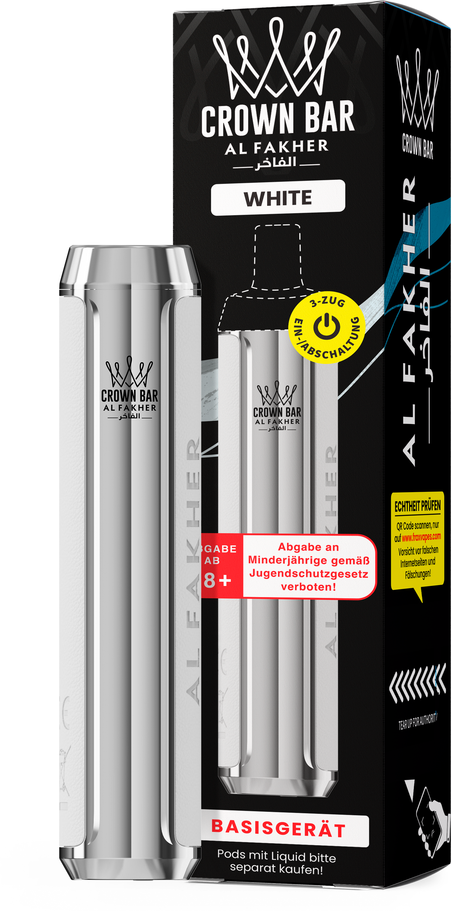 Al Fakher White Battery (DTL/MTL)