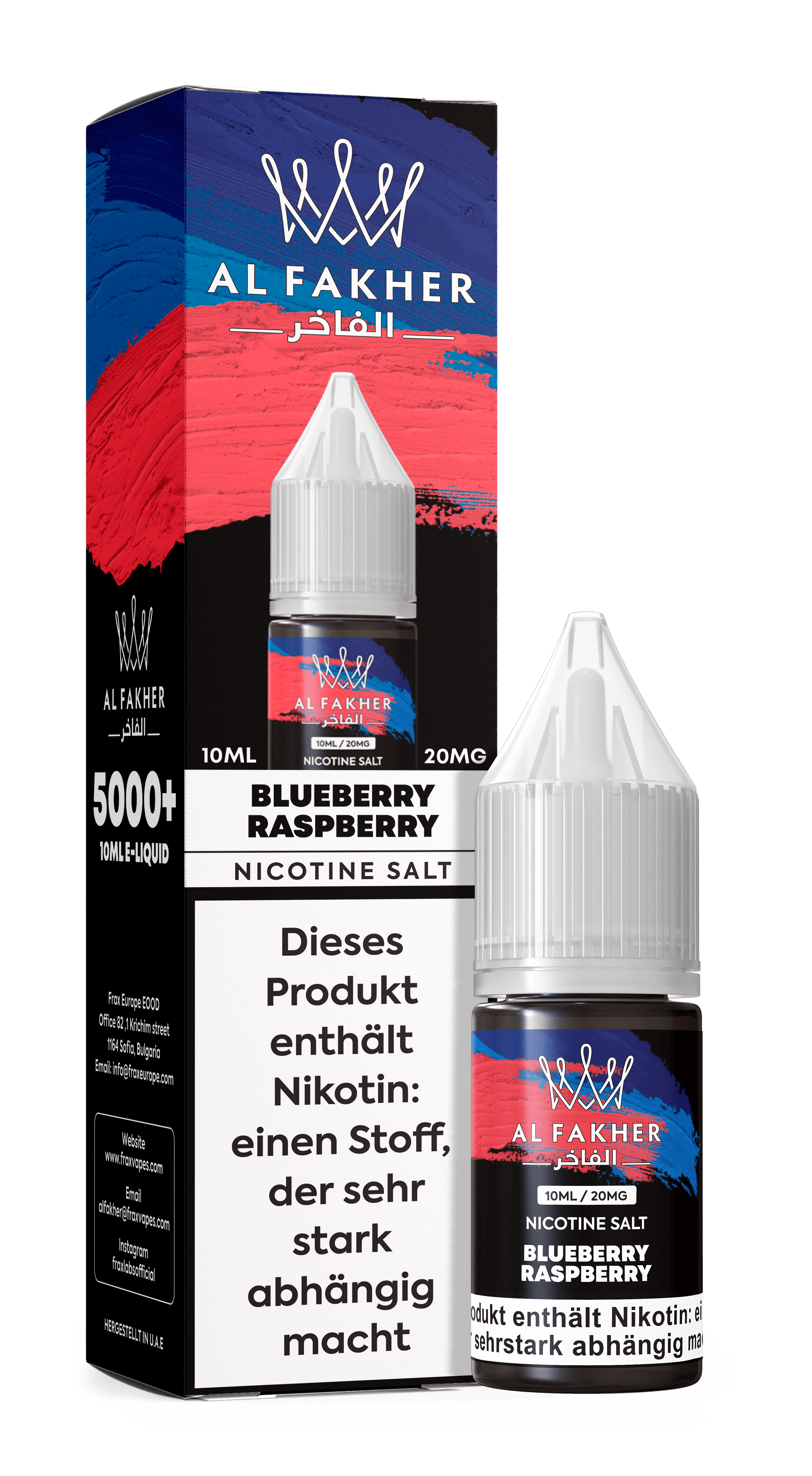 Al Fakher Bluebery Raspberry Liquid