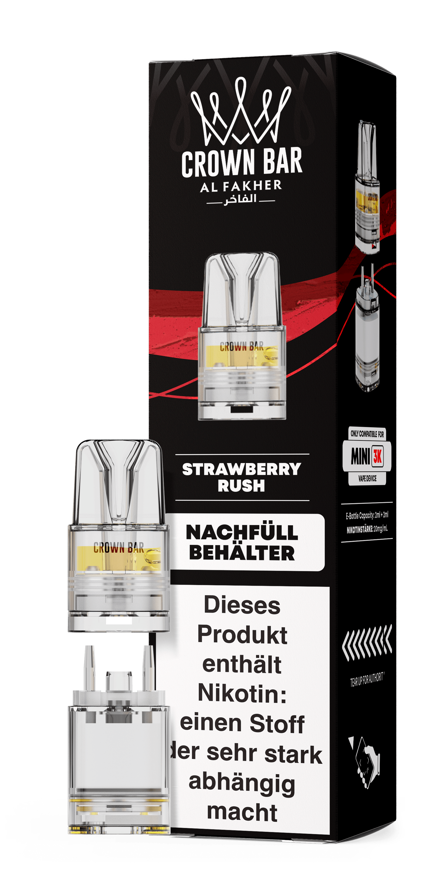 Al Fakher Strawberry Rush Pod